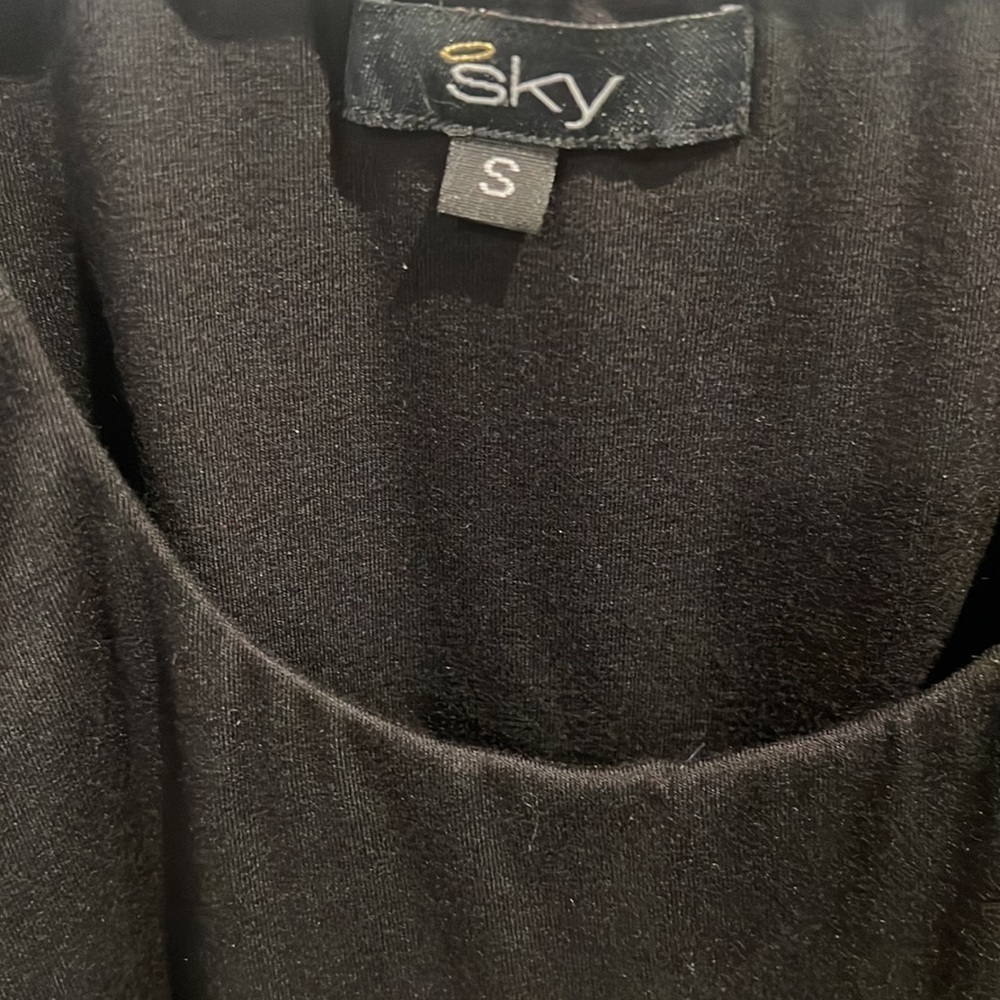 SKY Rhinestone Cold Shoulder Top - Picture 6 of 6
